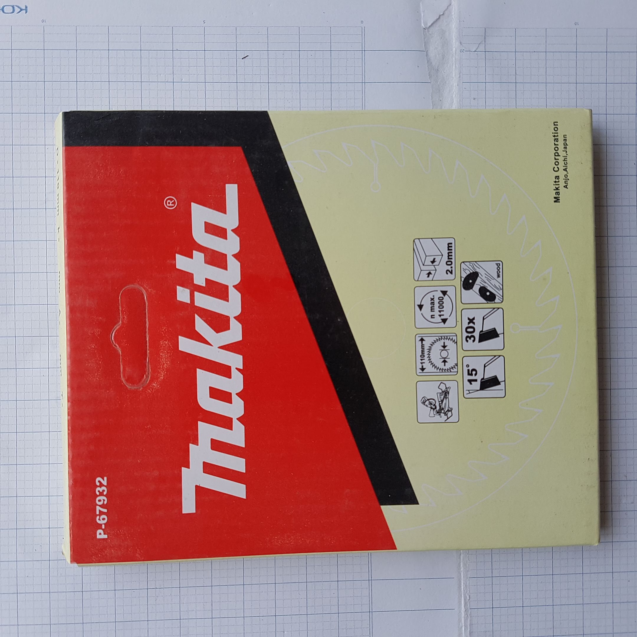 Lưỡi Cắt Gỗ Makita 1T2 (D125) - Hình ảnh 2