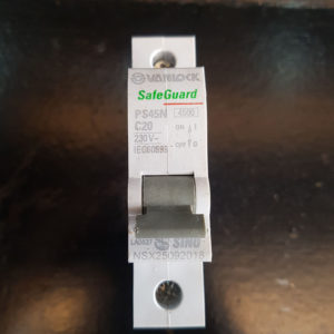 Aptomat 1 Pha 20A Tai Xanh - MCB 1/20A 4.5kA Sino