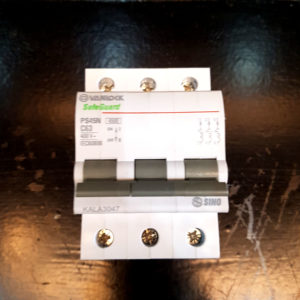 Aptomat 3 Pha 63A Tai Xanh - MCB 3/63A 4.5kA Sino