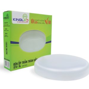 ỐP TRẦN TRẦN VIỀN 16W-220mm- Trắng (OTV-16-T)- Kingled