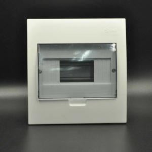 TỦ ĐIỆN ÂM TƯỜNG MẶT NHỰA CHỨA 4 -8 MCB - E4FC SINO