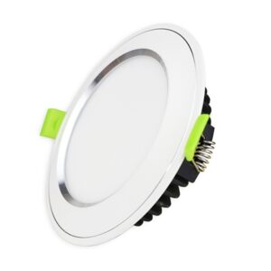 Đèn Led âm trần viền bạc mặt cong 7W EC-DLC-7-T120-B -KingLed