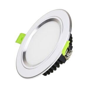 Đèn Led âm trần viền bạc mặt phẳng 7W EC-DLP-7-T120-B -KingLed